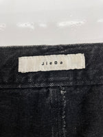 ジエダ Jieda SWITCHING CARGO DENIM PANTS カーゴ デニム パンツ ジップフライ ワイド ジーンズ ブラックデニム 黒 無地 Jie-23W-PT05 デニム ブラック サイズ2 104MB-398
