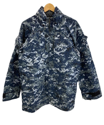 ミリタリー military US NAVY アメリカ軍 ワーキングパーカー デジタルカモ ミリタリージャケット ナイロンジャケット SMALL SHORT ジャケット ネイビー 101MT-3792