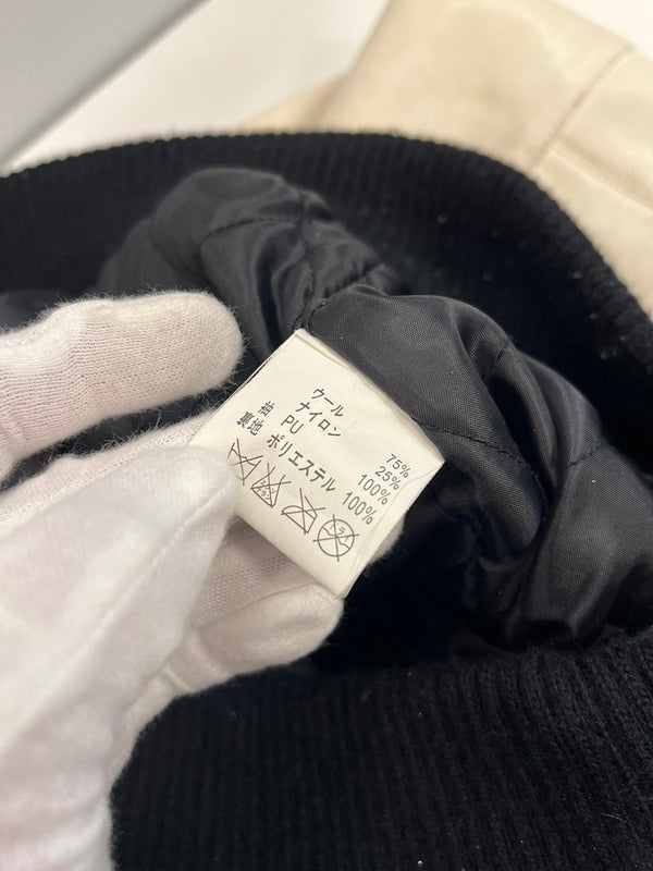 グランドキャニオン GDC 90s 00s 初期 grand canyon 2000 スタジャン レザー ウール切り替え 裏原 ヴィンテージ 黒 ジャケット ブラック Mサイズ 101MT-5197