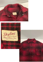 ヴィンテージ vintage 50's 50年代 Skyline マッキーノ クルーザー ジャケット オンブレ シャドーチェック ハンティング ジャケット レッド 101MT-5030