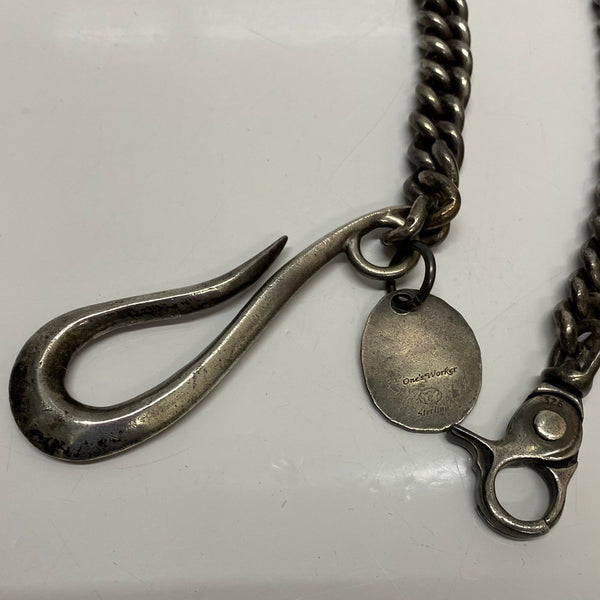 【曜日割引対象外】 【中古】ワンズワーカー ONE'S WORKER WALLET CHAIN ウォレットチェーン メンズジュエリー・アクセサリー その他 シルバー 201goods-582 VB