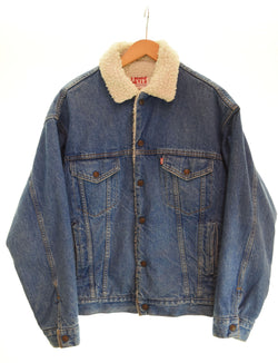 リーバイス Levi's 80s 80年代 USA製 ボアライナー デニムジャケット 青 70609-0214 ジャケット ブルー Mサイズ 103MT-2272