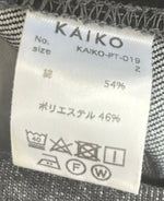 カイコ KAIKO BOX DENIM LOOSE ボックス デニム ルーズ KAIKO-PT-019 デニム ブラック 2サイズ 201MB-707