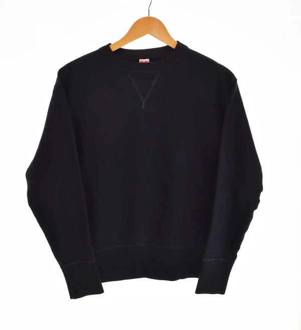 ジョーマッコイ Joe McCOY  ボールパーク BALL PARK  前V セットイン スウェット 38 スウェット ブラック 103MT-2338