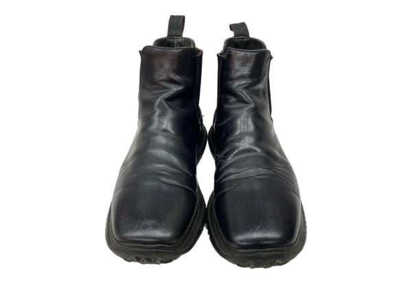 プラダ PRADA LEATHER SIDE GORE BOOTS レザー サイド ゴア ブーツ