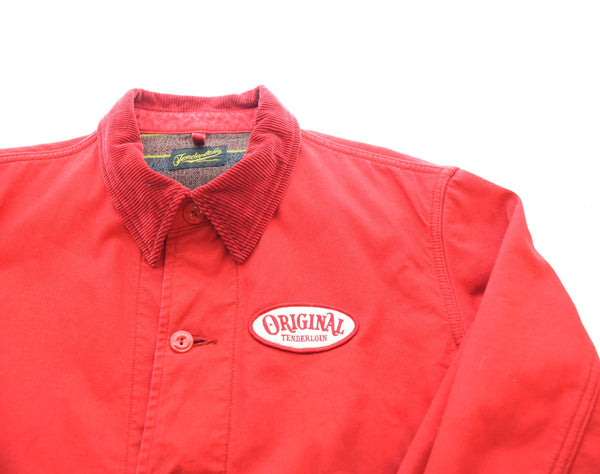 テンダーロイン TENDERLOIN T-DUCK COVERALL ダック カバーオール ブランケット  ジャケット レッド Mサイズ 103MT-2091