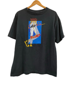 リーバイス Levi's 90's 90年代 501 BLUES プリント vintage ヴィンテージ made in USA アメリカ製 XL Tシャツ ブラック LLサイズ 101MT-4039