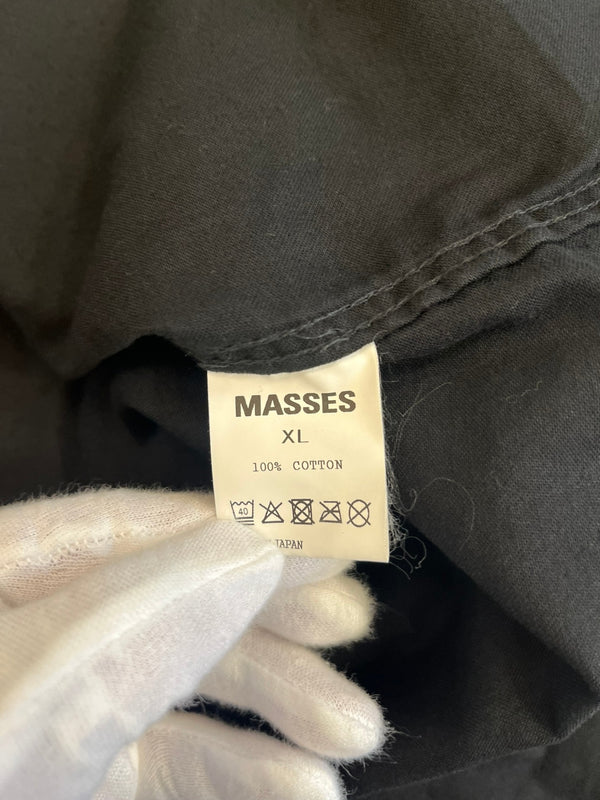 マシス MASSES WESTERN SHIRTS CS ウエスタンシャツ 黒 XL 長袖シャツ ブラック 101MT-5141