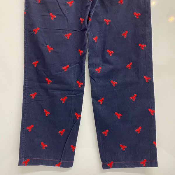 【曜日割引対象外】 ポロラルフローレン POLO RALPH LAUREN 90's ロブスター刺繍 コーデュロイパンツ USA製 ボトムスその他 ネイビー 32/32サイズ 201MB-1188 VB
