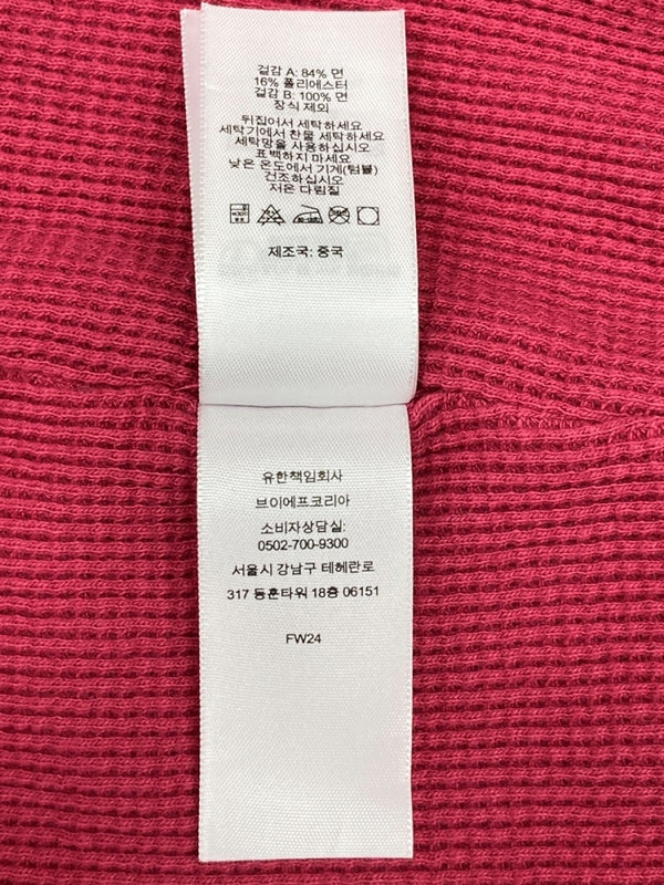 シュプリーム SUPREME × HYSTERIC GLAMOUR ヒステリックグラマー 24FW Thermal Lined Zip Up Hooded Sweatshirt 赤 パーカ プリント レッド Lサイズ 104MT-1689