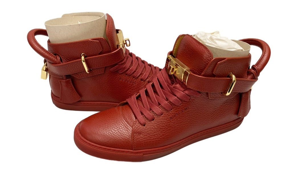 ブシェミ BUSCEMI 100MM RED GUTS/GUTS MADE IN ITALY 赤 1007SP14-RED-8 メンズ靴 スニーカー  レッド サイズ 41 101-shoes1541