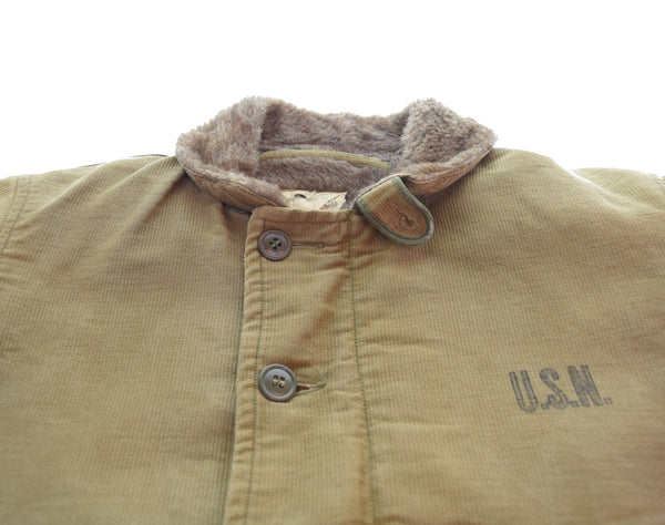 ヴィンテージ Vintage 40s USNAVY N-1 DECK JACKET 40's アメリ海軍 デッキジャケット 実物 36 ジャケット カーキ 103MT-3303