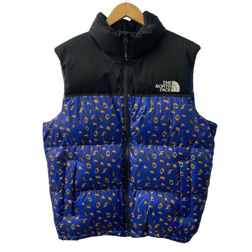 ノースフェイス THE NORTH FACE NUPTSE DOWN VEST ヌプシ ダウン ベスト ベスト ブルー Lサイズ 201MT-4840