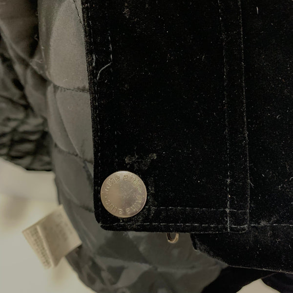 インジアティック in the attic お兄系 ファイヤーマンジャケット ファーコート 129-1019 ブラック Lサイズ 201MT-4645