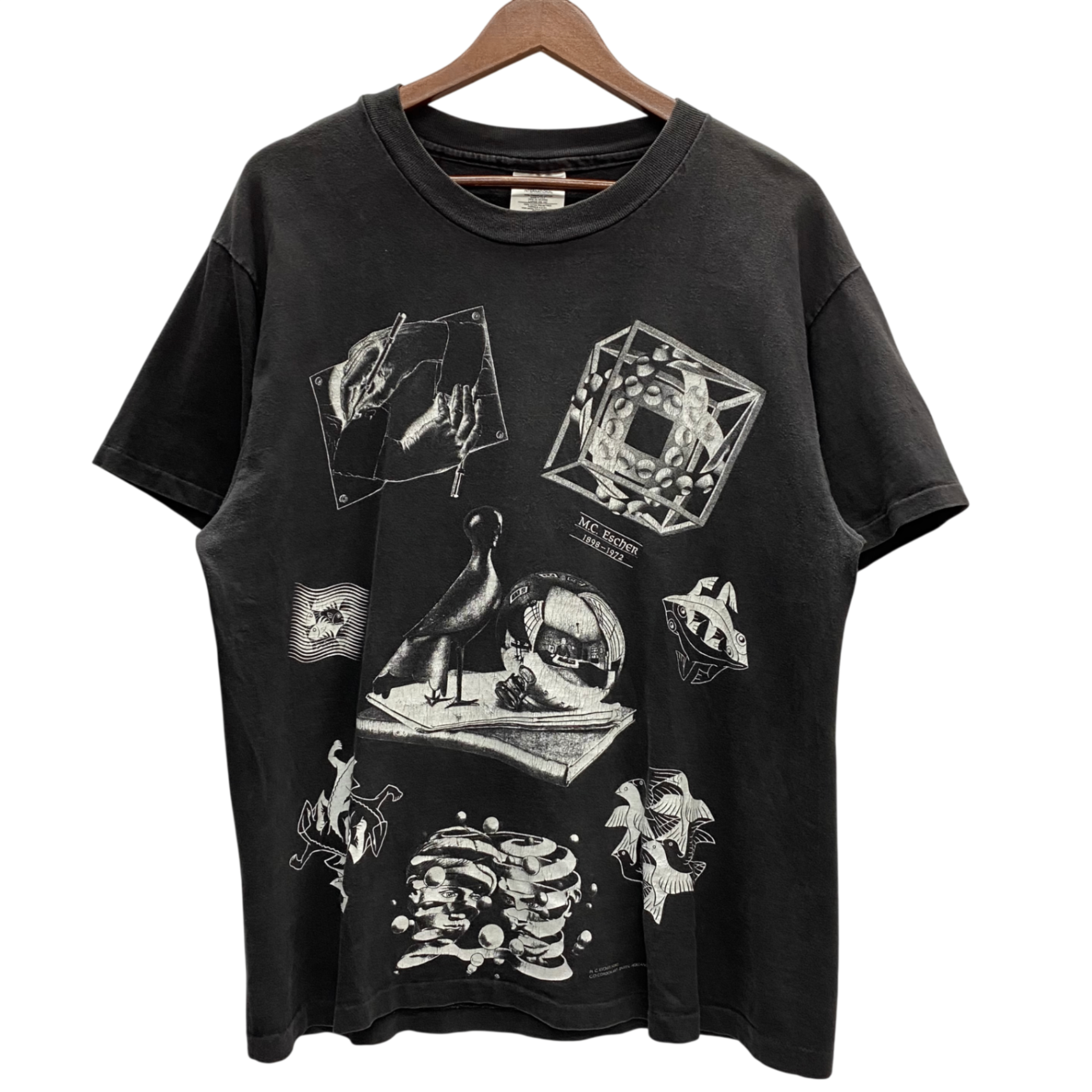 曜日割引対象外】 ヴィンテージ vintage 90's M.C. ESCHER multi print