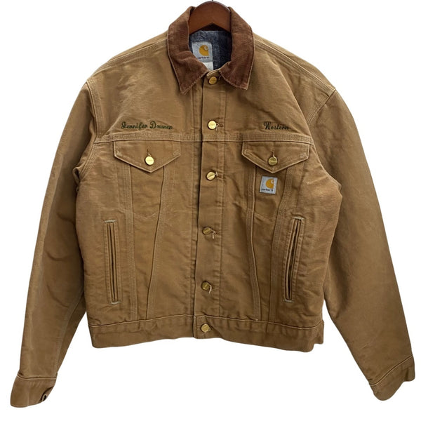 【曜日割引対象外】 カーハート Carhartt 80's 90's ダックトラッカージャケット ジャケット ベージュ 40サイズ 201MT-3878 VB