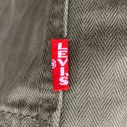 リーバイス Levi's ヘリンボーン ステッチ ワークカーディガン A71390002 ジャケット グリーン Mサイズ 201MT-4677