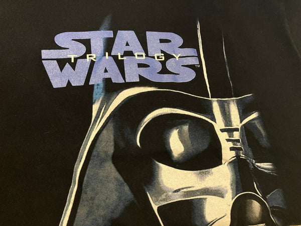ヴィンテージ vintage 90's 90年代 anvil STAR WARS Darth Vader スターウォーズ ダースベイダー 両面 プリント アメリカ製 made in usa XL Tシャツ ブラック LLサイズ 101MT-3832