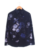 ラッドミュージシャン LAD MUSICIAN DECHINE FLOWER STANDARD SHIRT フラワースタンダードシャツ 2118-105 42 長袖シャツ ブラック 103MT-2218