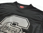 シュプリーム SUPREME 20SS Glitter Football Top グリッター ロゴ メッシュ フットボール Tシャツ Tシャツ ブラック Mサイズ 103MT-3317