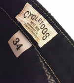 ウエストライド WESTRIDE ヘリンボーン ボーダー柄 パンツ ボトムスその他 ブラック 34 103MB-662