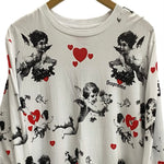 シュプリーム SUPREME Cherubs L/S Top ロンT ホワイト Lサイズ 201MT-3749