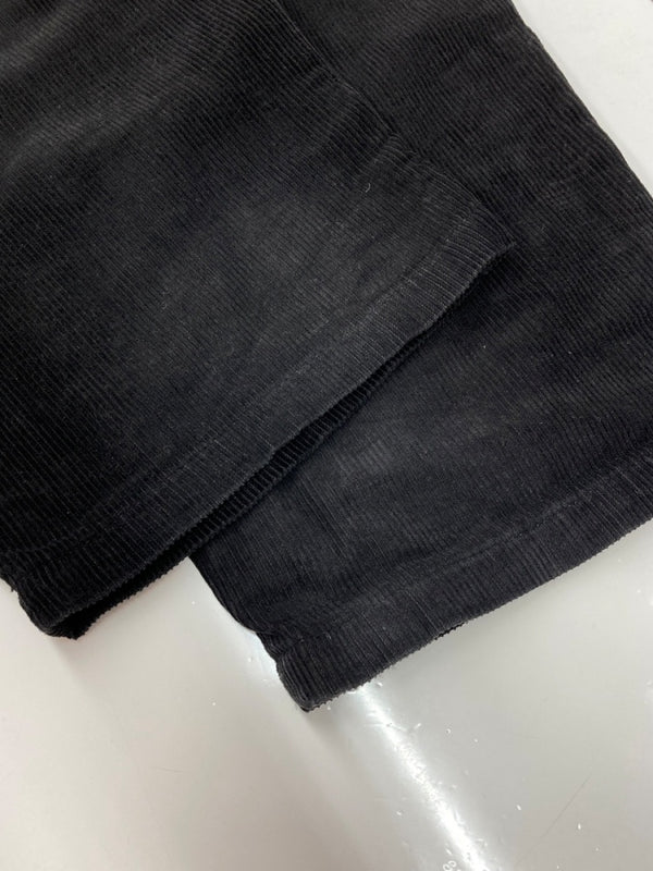 ダブルアールエル RRL 90s CORDUROY PANTS コーデュロイ パンツ ジップフライ ワーク トラウザーズ 三ツ星タグ Ralph Lauren 黒 無地 ボトムスその他 ブラック 34×33 104MB-348