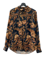 ポールスミス Paul Smith 20SS PRECOLLECTION BEETLE BOTANICAL L/S SHIRT ビートル ボタニカル 長袖 シャツ 昆虫 薄手 紺 PF-WR-49973 長袖シャツ 総柄 マルチカラー Lサイズ 104MT-2123