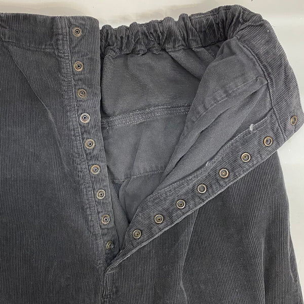 【曜日割引対象外】 キャピタル KAPITAL ピエロ コーデュロイパンツ ボトムスその他 ブラック XLサイズ 201MB-1077 VB