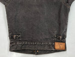 ラルフローレン RalphLauren 2nd type BLACK DENIM JACKET ブラック デニム ジャケット 裏地ブランケット 襟コーデュロイ Gジャン 黒 ジャケット ロゴ ブラック Lサイズ 104MT-1527