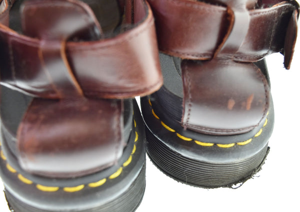 ドクターマーチン Dr.Martens TERRY テリーストラップサンダル UK8 茶 AW006 SK12T メンズ靴 サンダル その他 ブラウン 26.5cm 103S-1111