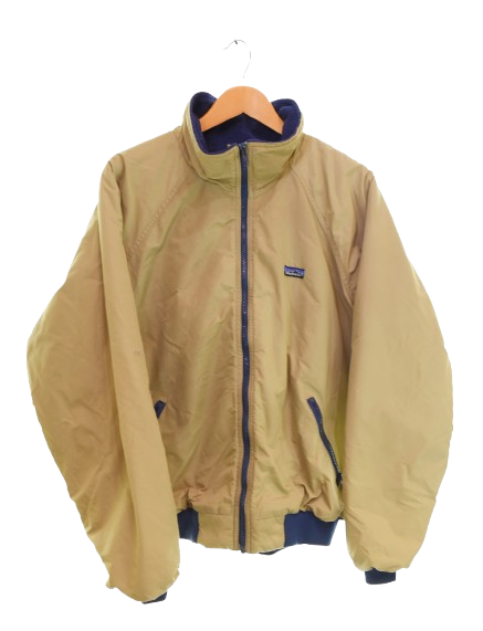 パタゴニア PATAGONIA 90s シェルドチンチラジャケット Made in USA 三角タグ 90's USA製 ジャケット ベージュ LLサイズ 103MT-3196