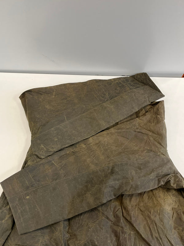 バブアー BARBOUR 90's 90年代 3ワラント BEAUFORT ビューフォート ワックス コットン オイルドジャケット ハーフコート VINTAGE ヴィンテージ A150 C42 ジャケット カーキ 101MT-5344