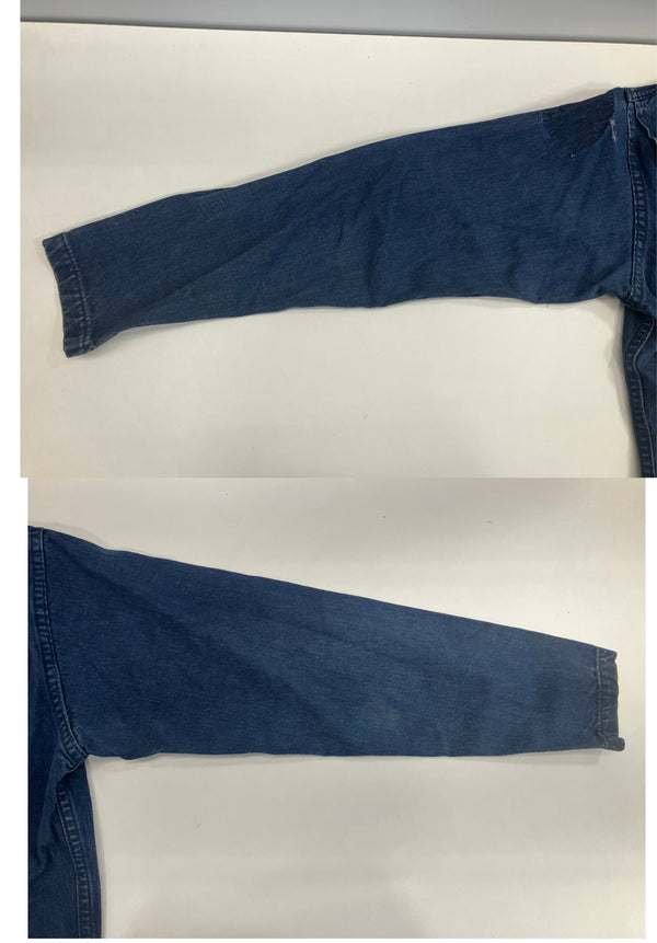 ヴィンテージ vintage 60's 60年代 CONE DENIM デニムジャケット ワークジャケット ブルゾン TALON ZIPPER 耳付き ジャケット ブルー 101MT-4790