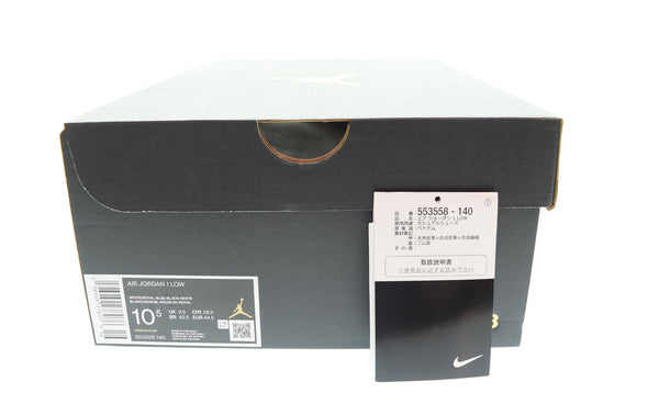 ナイキ NIKE Air Jordan 1 Low Black White Royal Blue エアジョーダン1 ロー ブラックホワイトロイヤルブルー スニーカー 553558-140 メンズ靴 スニーカー ホワイト 28.5cm 103S-915