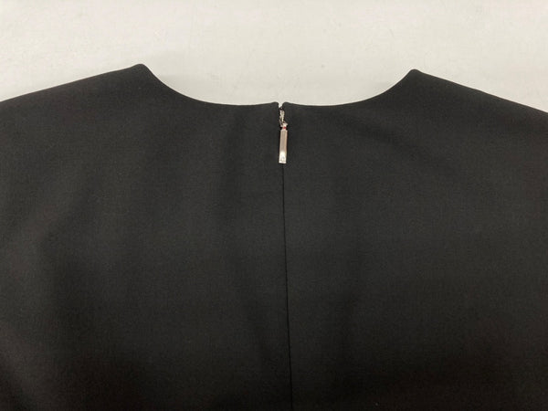 ラルフローレン RalphLauren ローレンラルフローレン ブラックレーベル ノースリーブワンピース 膝丈 Vネック ウエストマーク BLACK 黒 ワンピース 無地 ブラック SIZE00 104LT-119