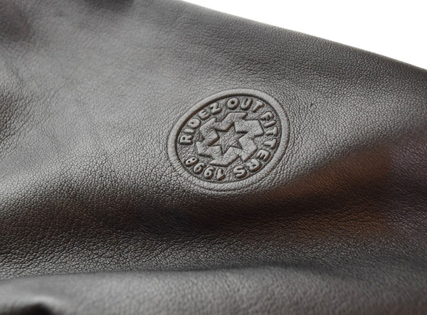 ライズ RIDEZ ACE JACKET シープ シングルライダースジャケット 黒 ジャケット ブラック Mサイズ 103MT-2521