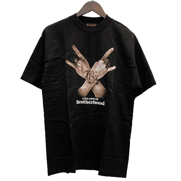 【曜日割引対象外】 ヴィンテージ vintage 90's B'z LIVE-GYM Brotherhood 1999 Tシャツ ブラック 201MT-4187 VB