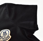 モンクレール MONCLER MAGLIA ﾀﾞﾌﾞﾙﾜｯﾍﾟﾝ Tｼｬﾂ E209180325008390Y Tシャツ ブラック Sサイズ 103MT-2855