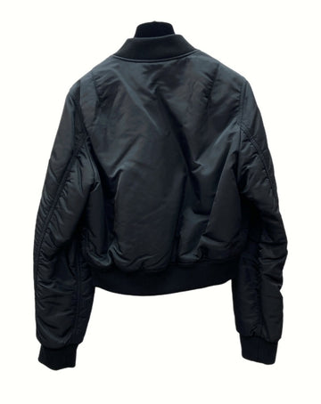 バレンシアガ BALENCIAGA MA-1 BOMBER JACKET ボンバー ジャケット ボマー ショート丈 アウター 黒 460590 TTD03 ジャケット 無地 ブラック 50 104LT-26