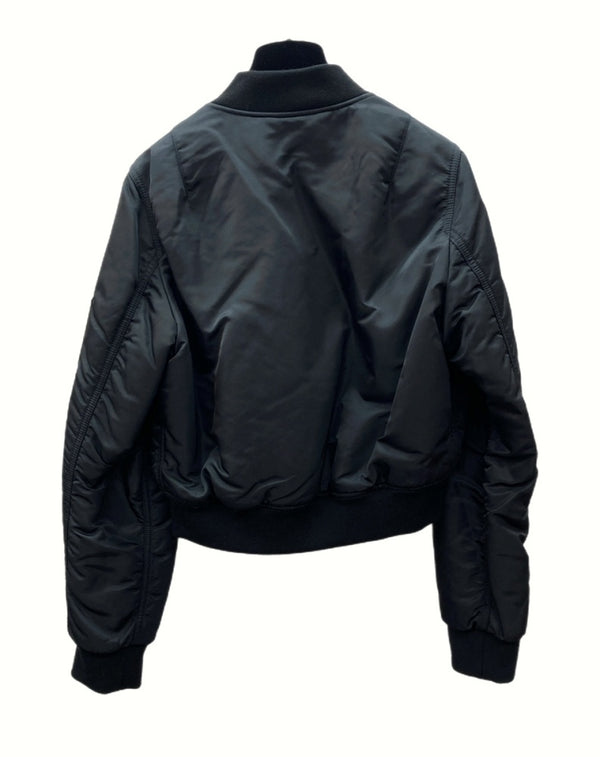 バレンシアガ BALENCIAGA MA-1 BOMBER JACKET ボンバー ジャケット ボマー ショート丈 アウター 黒 460590 TTD03 ジャケット 無地 ブラック 50 104LT-26