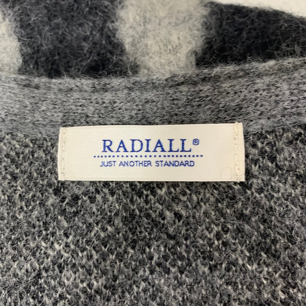 ラディアル RADIALL 21AW SLOWBURN CARDIGAN SWEATER モヘア RAD-21AW-KNIT001 カーディガン グレー Mサイズ 201MT-4118