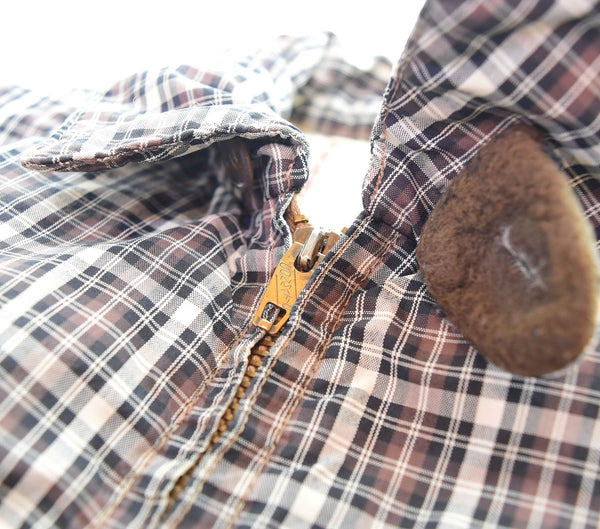 マックレガー McGREGOR マクレガー 50s 60s DRIZZLER ドリズラー スイングトップ スポーツジャケット VINTAGE ヴィンテージ チンスト チェック 裏地 ボア 40 ジャケット ブラウン 103MT-2441