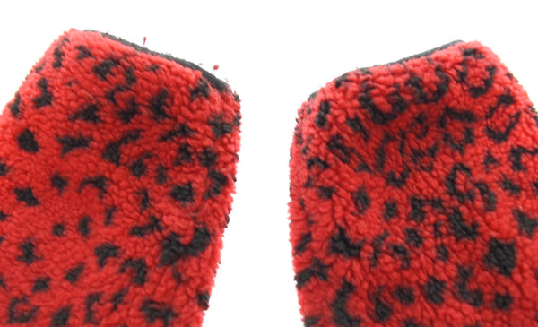 シュプリーム SUPREME 17AW Leopard Fleece Reversible Jacket レオパードフリース リバーシブルジャケット ジャケット レッド Sサイズ 103MT-3096