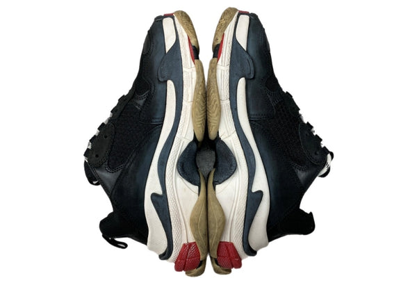 バレンシアガ BALENCIAGA ジャンク品 Triple-S Trainers トリプル エス トレーナー トリエス ダッド シューズ 40 黒 533882 メンズ靴 スニーカー ブラック 26.5cm 104S-914