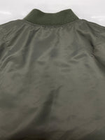 ヒューストン HOUSTON MA-1 FLIGHT JACKET フライト ジャケット ボンバー ジップアップ ミリタリー 軍物 アウター 緑 50316 ジャケット 無地 カーキ Mサイズ 104MT-1979