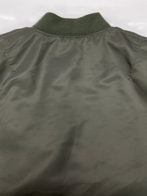 ヒューストン HOUSTON MA-1 FLIGHT JACKET フライト ジャケット ボンバー ジップアップ ミリタリー 軍物 アウター 緑 50316 ジャケット 無地 カーキ Mサイズ 104MT-1979