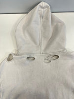 アルケミスト Alchemist PARADISE LOST パラダイスロスト ダメージ加工 フーディ 白 ロゴ パーカ ホワイト Mサイズ 101MT-4502