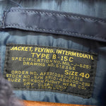 【曜日割引対象外】 バズリクソンズ Buzz Rickson’s B-15C フライトジャケット ジャケット ネイビー 40サイズ 201MT-3733 VB
