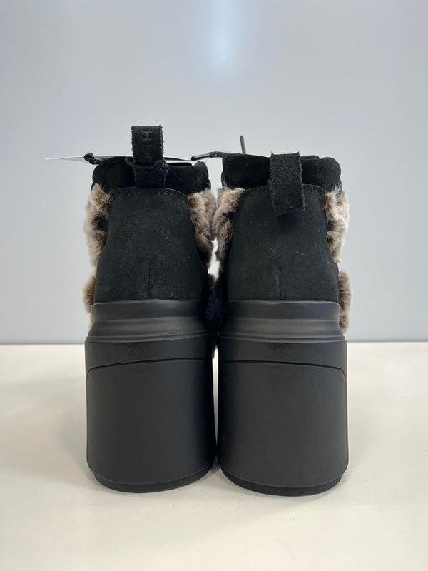 ハンター HUNTER ANKLE FAUXFER HEEL アンクルフォーファー ヒールブーツ 防水 黒 WFP1107LPR レディース靴 ブーツ その他 ブラック UK3(参考サイズ約22cm) 101sh-2086